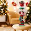 18-Inch Hollywood Nutcrackers Red and Green with Presents Crown Nutcracker - Nutcrackers - 7