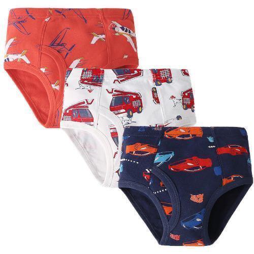 Boys 3 Pack Underwear Fire Trucks - Underwear - 1