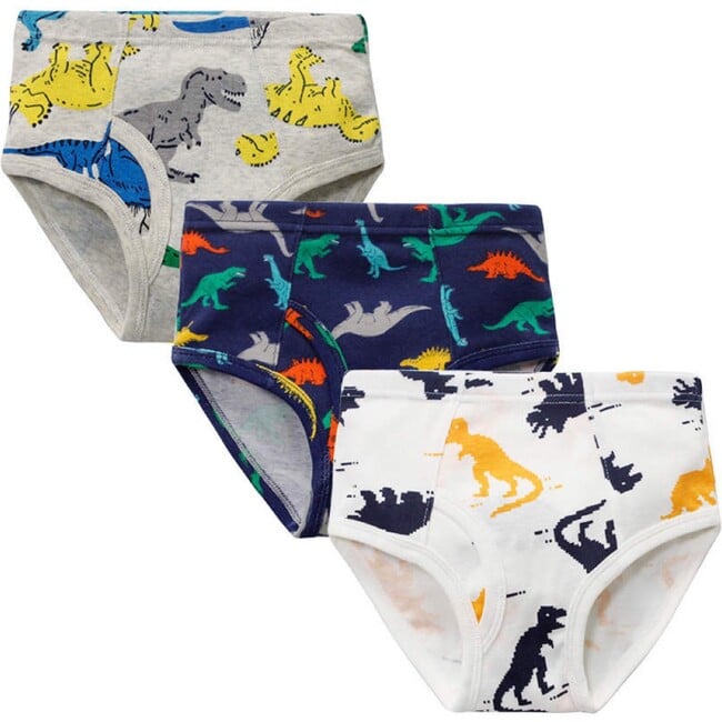 3 Pack Underwear, Dinosaurs - Underwear - 1