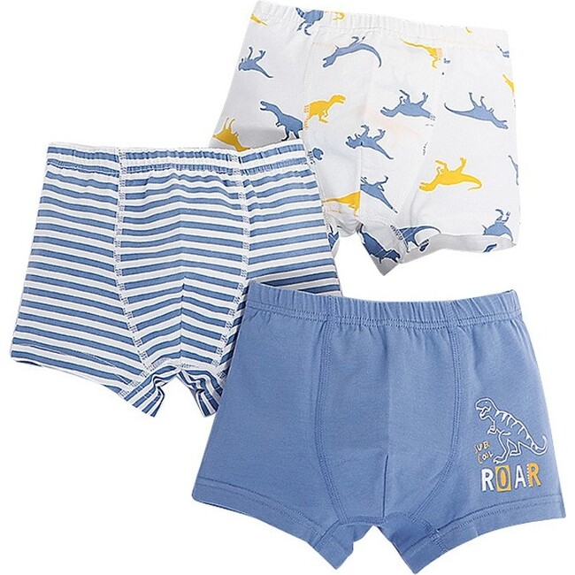 Boxers, Blue Dinosaurs (3 Pack) - Underwear - 1