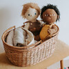 Rattan Basque Basket, Natural - Easter Baskets - 5