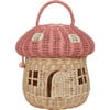 Rattan Mushroom Basket, Musk - Easter Baskets - 2 - thumbnail