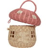 Rattan Mushroom Basket, Musk - Easter Baskets - 3 - thumbnail