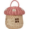 Rattan Mushroom Basket, Musk - Easter Baskets - 4 - thumbnail