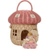 Rattan Mushroom Basket, Musk - Easter Baskets - 5 - thumbnail
