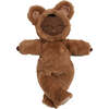 Mini Teddy Cozy Dozy Plush Toy, Brown - Soft Dolls - 1 - thumbnail