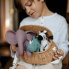 Holdie 3-Friends Animal Toy Set, Safari (Set Of 3) - Dolls - 3 - thumbnail