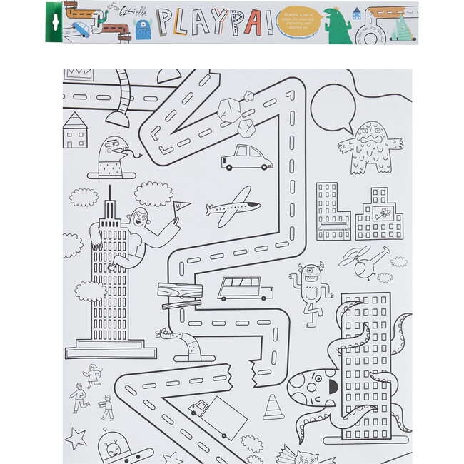 Playpa Paper, Monsters Take Over the City - Activities - 1