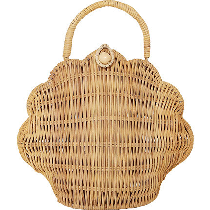 Shell Purse, Straw - Costume Accessories - 1