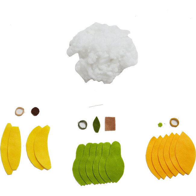 Felt Fruit Craft Set, Multi - Play Food - 3