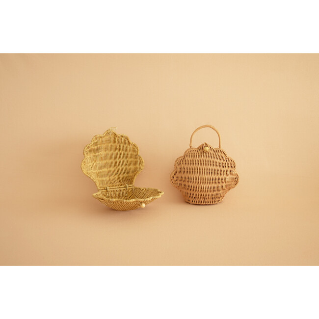 Shell Purse, Straw - Costume Accessories - 2