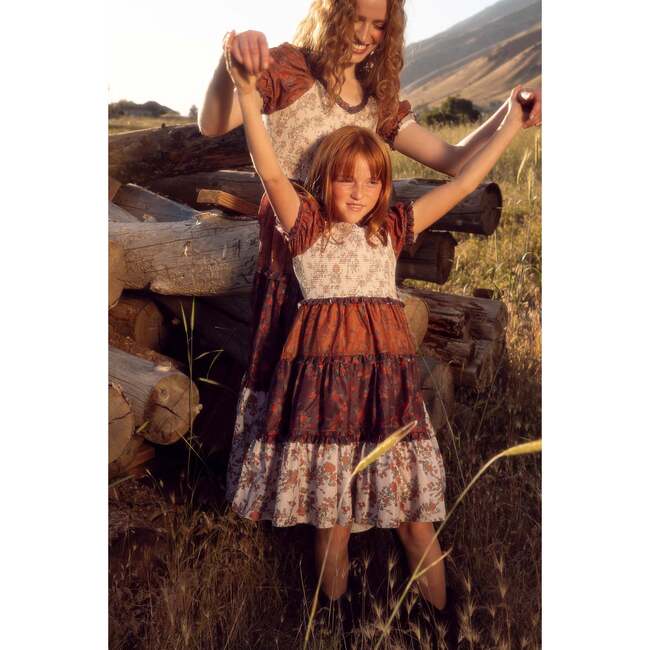 Mini Emily Dress in Fall Floral - Dresses - 2