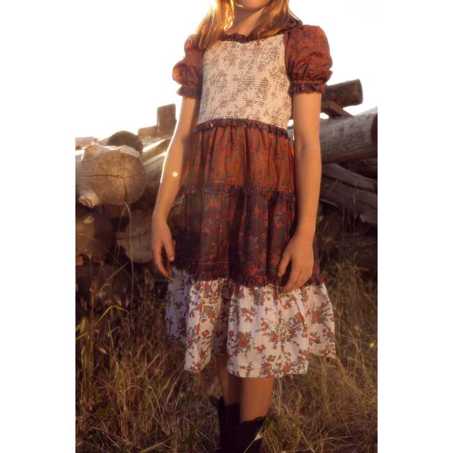 Mini Emily Dress in Fall Floral - Dresses - 3