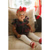Baby Hattie Romper in Evergreen Plaid - Rompers - 5