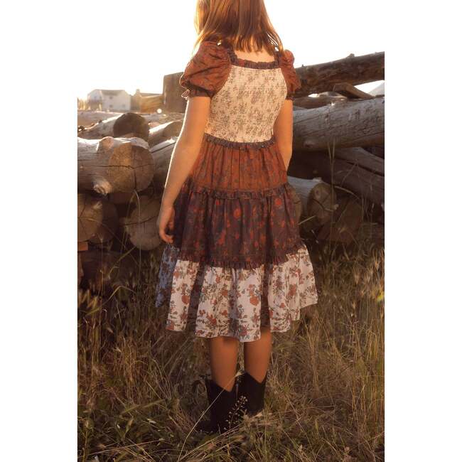 Mini Emily Dress in Fall Floral - Dresses - 4