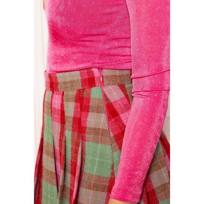 Marren Skirt in Rosewood Tartan - Skirts - 2