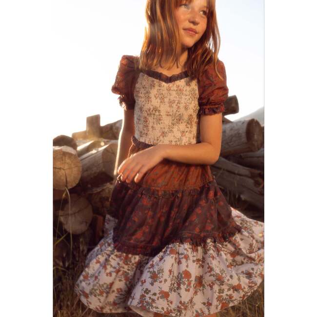 Mini Emily Dress in Fall Floral - Dresses - 5