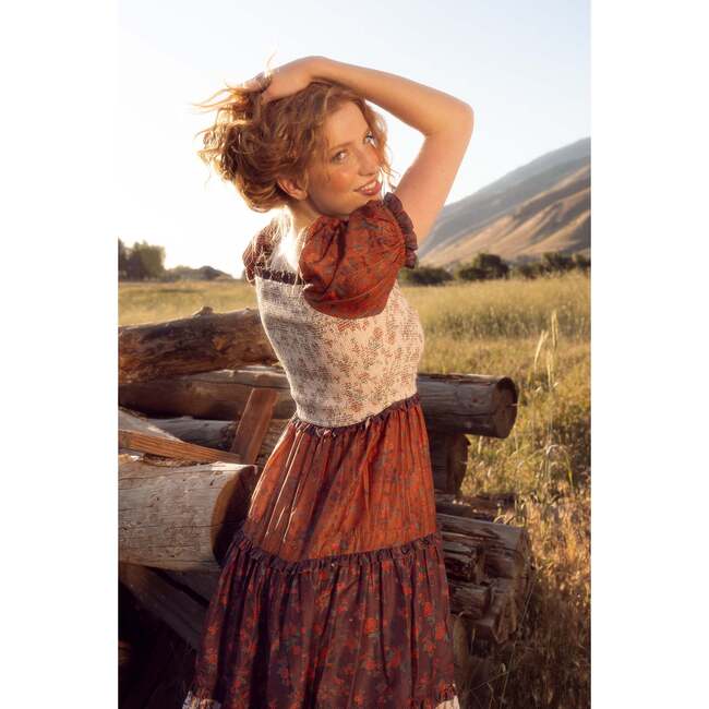 Emily Dress in Fall Floral - Dresses - 2