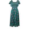 Rayna Dress in Green Floral Block - Dresses - 1 - thumbnail