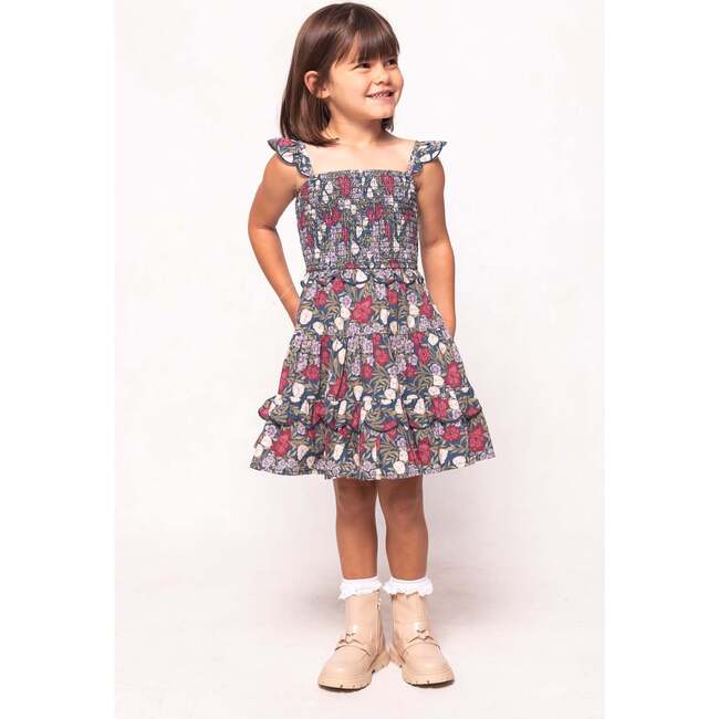 Mini Blossom Dress in Navy Meadow - Dresses - 3