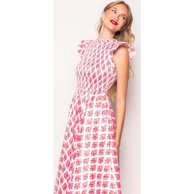 Kylie Dress in Rouge Lattice Floral - Dresses - 2