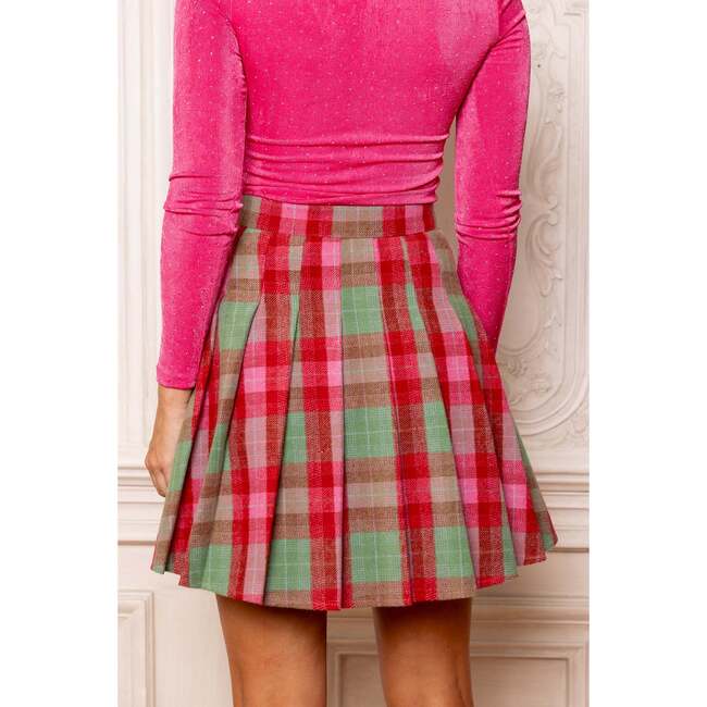 Marren Skirt in Rosewood Tartan - Skirts - 4