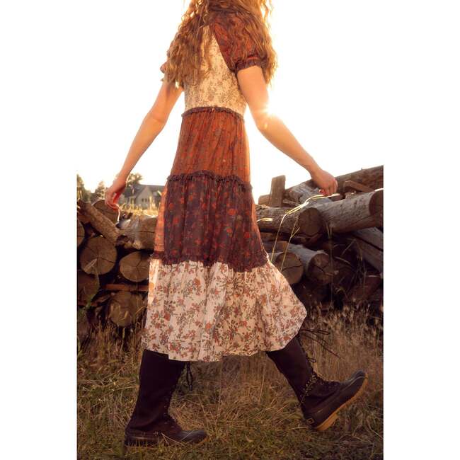 Emily Dress in Fall Floral - Dresses - 3