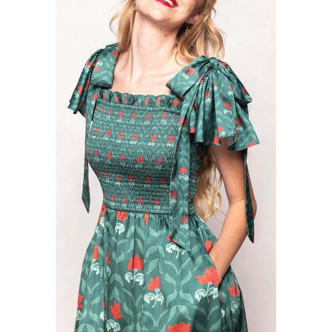 Rayna Dress in Green Floral Block - Dresses - 2