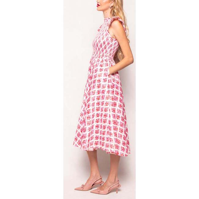 Kylie Dress in Rouge Lattice Floral - Dresses - 4