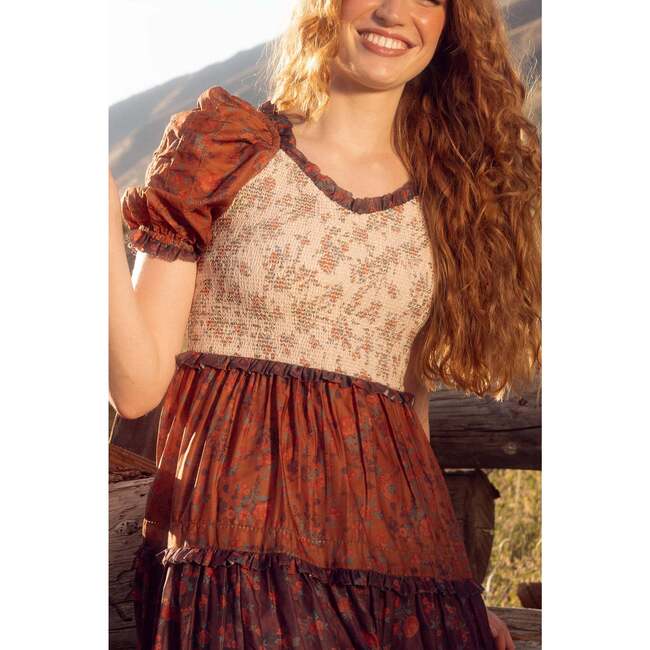 Emily Dress in Fall Floral - Dresses - 4