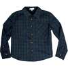 Boys John Shirt in Twilight Pine Plaid - Button Downs - 1 - thumbnail