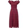 Hattie Dress in Burgundy Plaid - Dresses - 1 - thumbnail