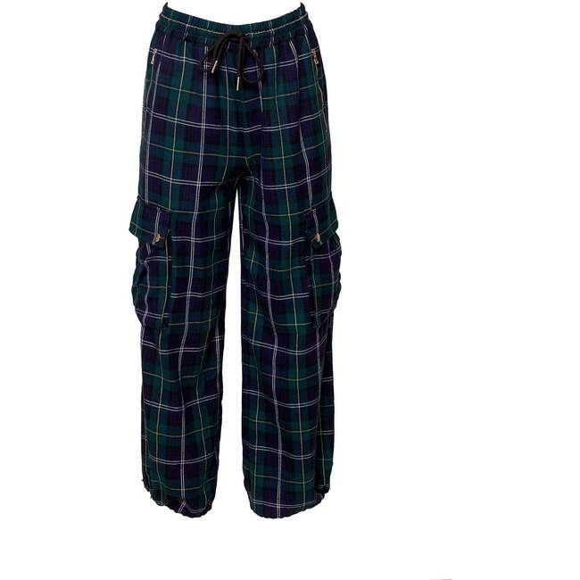Nicole Cargo Pants in Nocturne Plaid