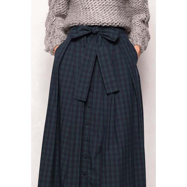 Angela Skirt in Twilight Pine Plaid - Skirts - 2