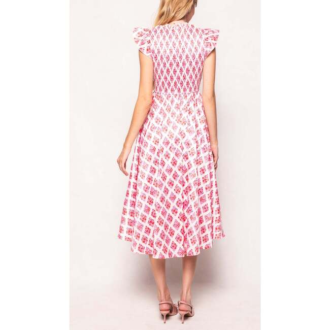 Kylie Dress in Rouge Lattice Floral - Dresses - 6