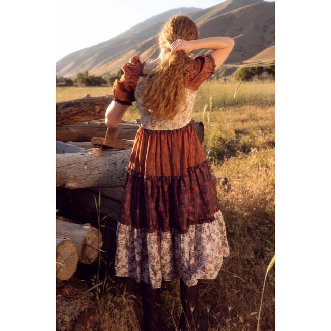 Emily Dress in Fall Floral - Dresses - 5
