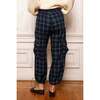 Nicole Cargo Pants in Nocturne Plaid - Pants - 2