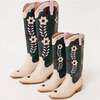 Mini Dakota Boot in Green & Cream - Boots - 4
