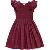 Mini Hattie Dress in Burgundy Plaid - Dresses - 1 - thumbnail