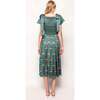 Rayna Dress in Green Floral Block - Dresses - 4