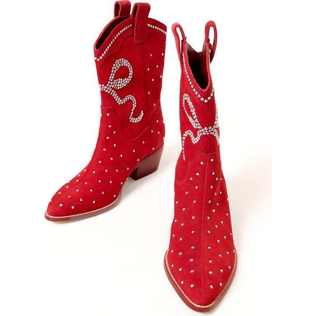 Channing Bootie in Red - Boots - 5