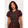 Sophia Dress in Evergreen Plaid - Dresses - 4