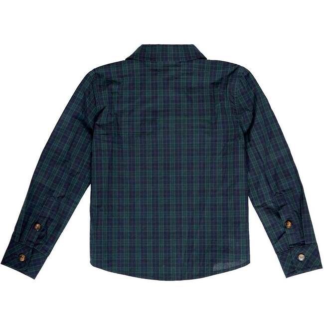 Boys John Shirt in Twilight Pine Plaid - Button Downs - 5