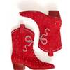 Channing Bootie in Red - Boots - 6