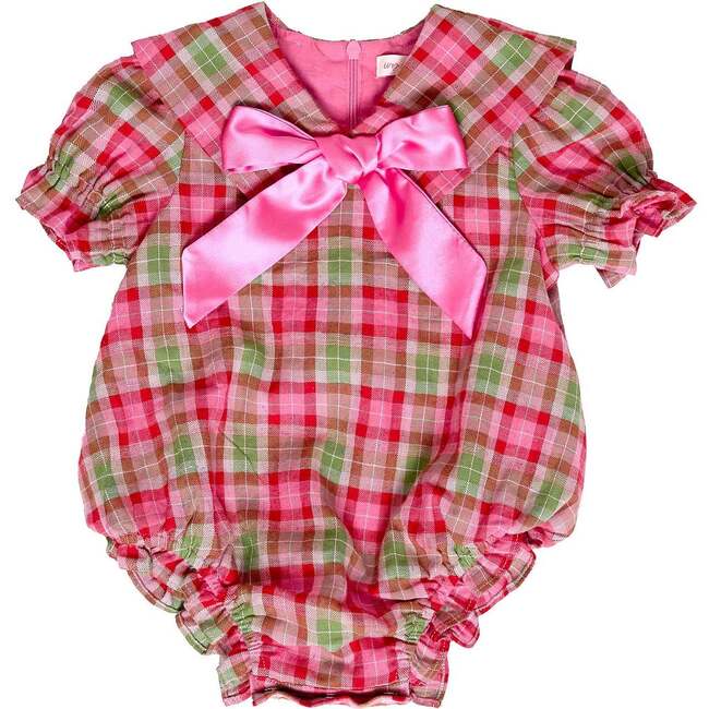Baby Alice Romper in Rosewood Tartan
