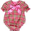 Baby Alice Romper in Rosewood Tartan - Rompers - 1 - thumbnail