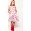 Mini Kylie Dress in Rouge Lattice Floral - Dresses - 2