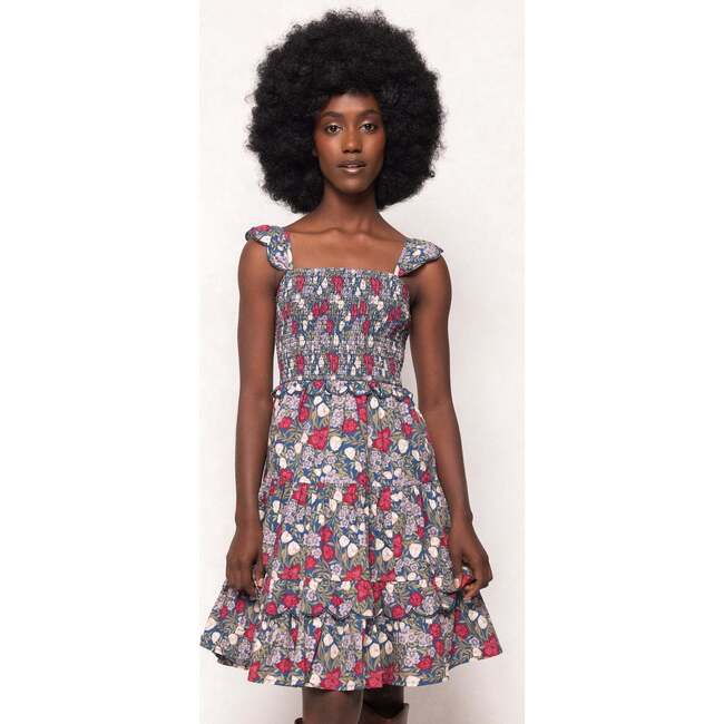 Blossom Dress in Navy Meadow