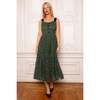 Penny Tank Midi Dress in Green Lace - Dresses - 2