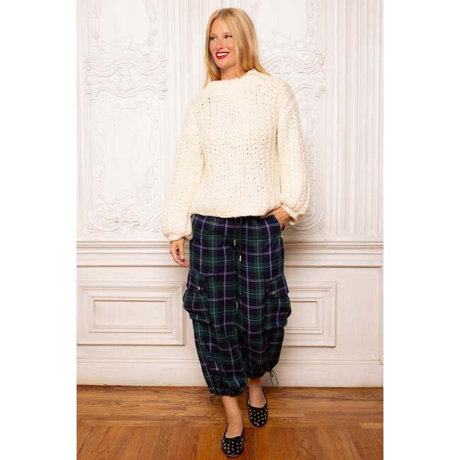 Nicole Cargo Pants in Nocturne Plaid - Pants - 4